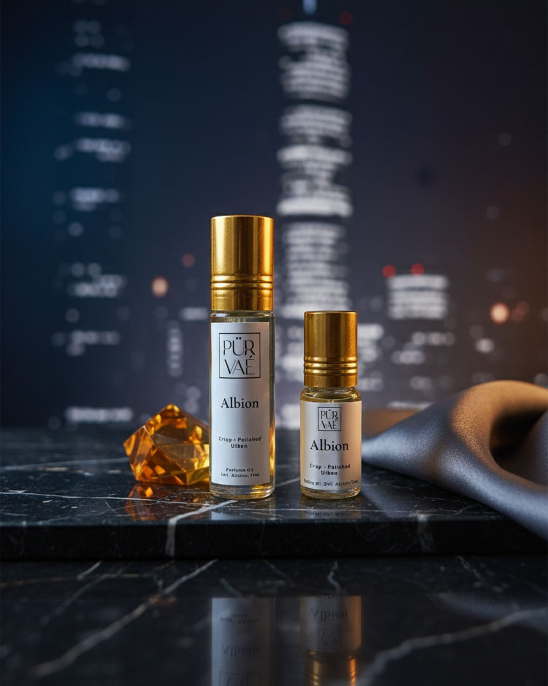 Purvae Albion | Roll-On Pure Perfume Oil (Unisex, 48 hrs Long-Lasting)