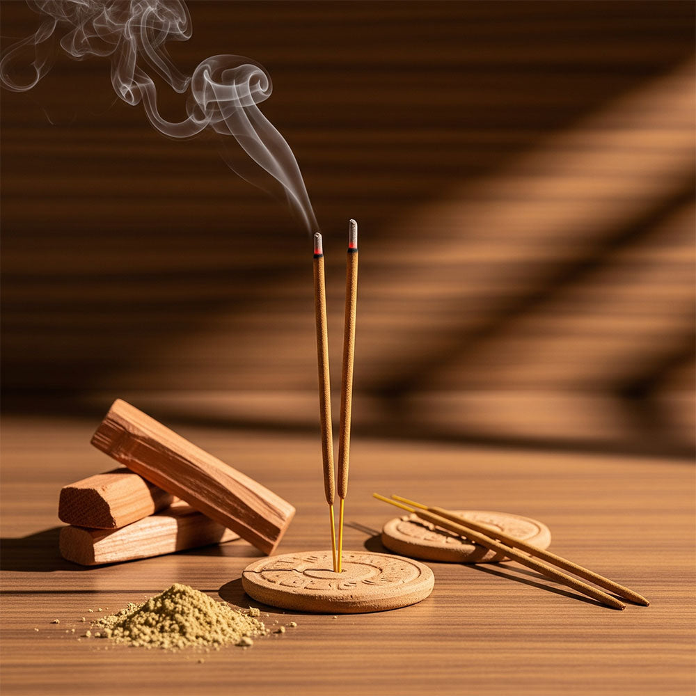 Purvae Chandan Prana | Heritage Incense Sticks (Natural Sandalwood, Long-Lasting)