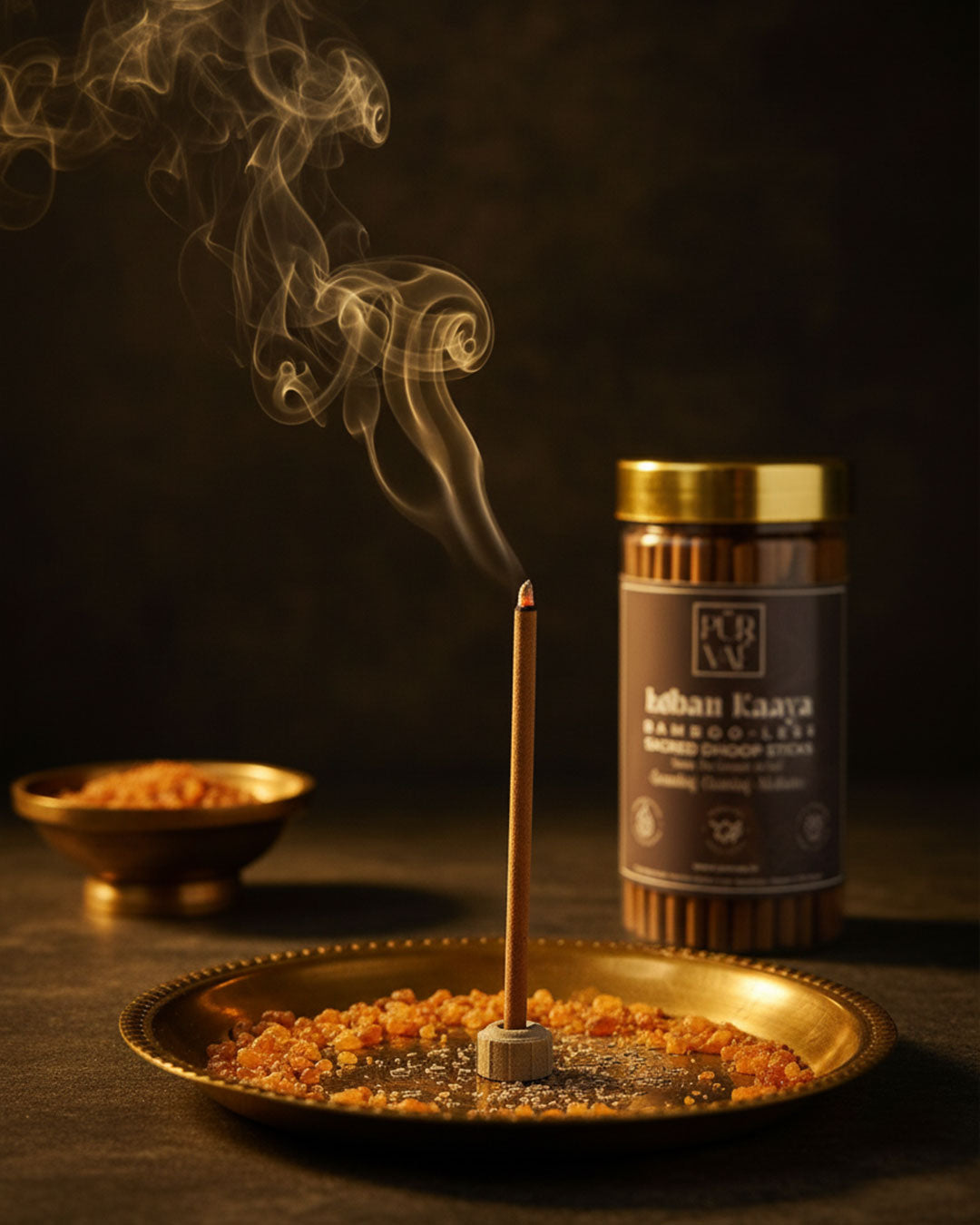 Purvae Loban Kaaya Bambooless Dhoop Sticks | Incense Sticks (150 g)