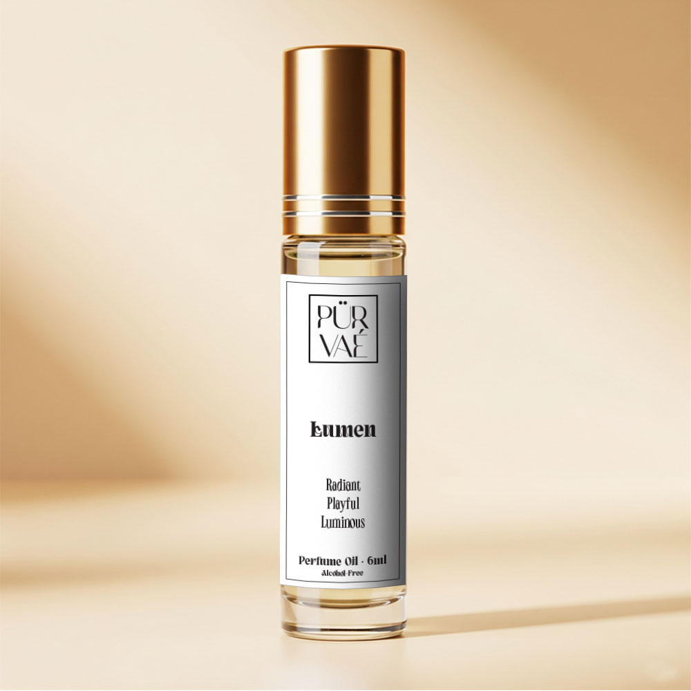 Purvae Lumen | Roll-On Pure Perfume Oil (Unisex, 48 hrs Long-Lasting)