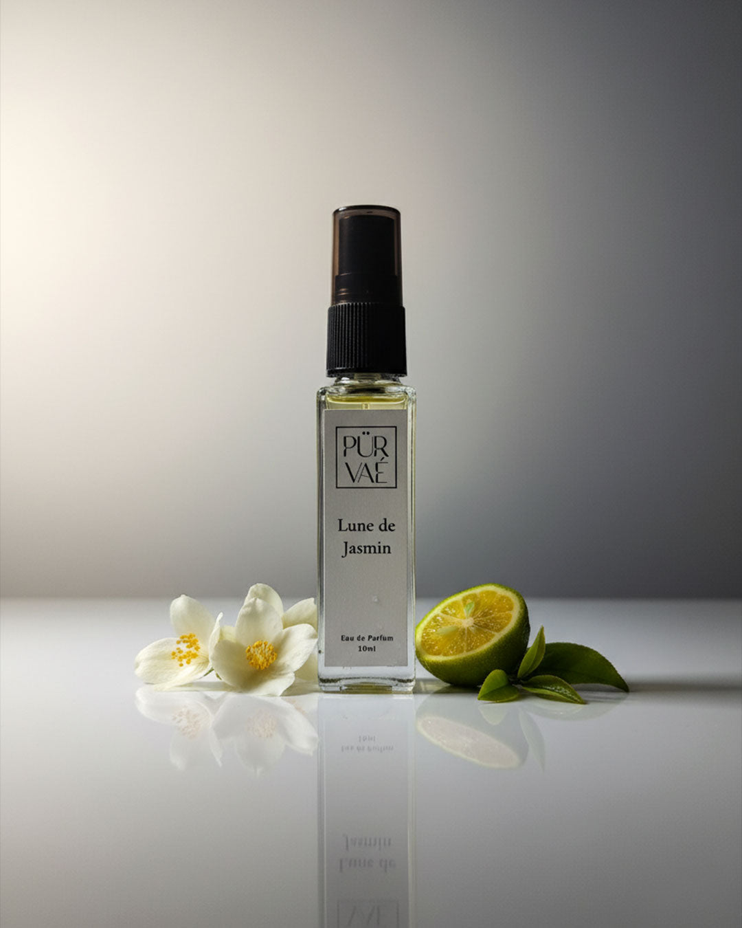 Purvae Lune de Jasmin | Eau de Parfum Spray (10 ml, Unisex, 8+ hrs Long-Lasting)