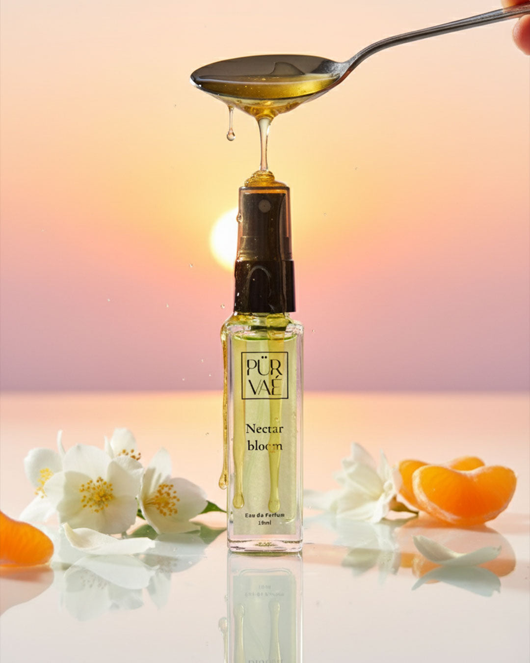Purvae Nectarbloom | Eau de Parfum Spray (10 ml, Unisex, 8+ hrs Long-Lasting)