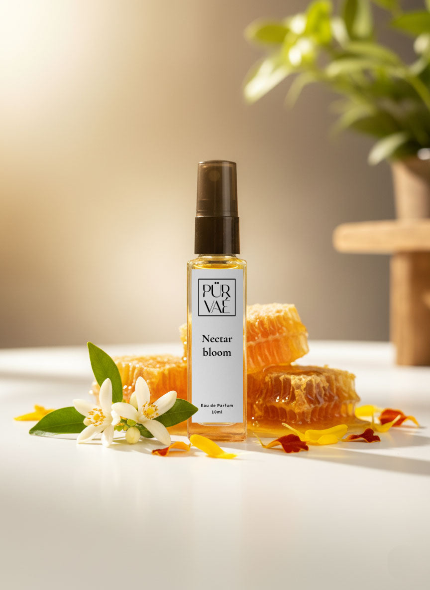 Purvae Nectarbloom | Eau de Parfum Spray (10 ml, Unisex, 8+ hrs Long-Lasting)