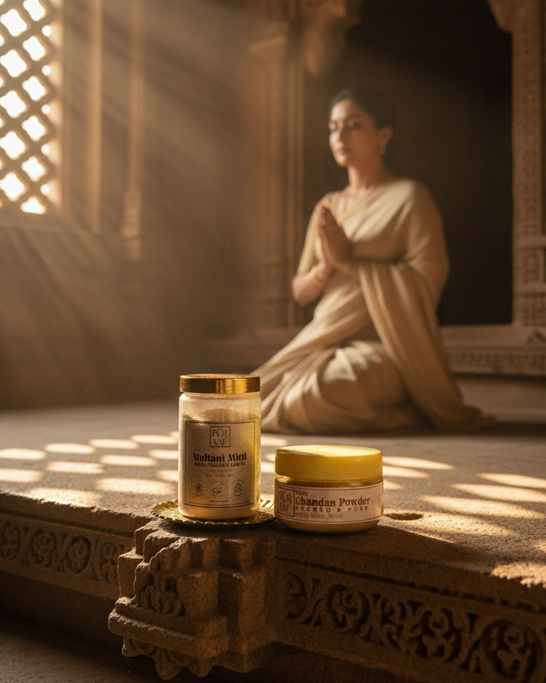 Purvae Balance Ritual | Sandalwood & Multani Mitti Duo for Balanced, Clarified Skin