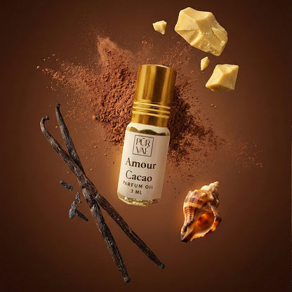 Amour Cacao – Dark Cocoa & Vanilla Parfum Oil Roll-On