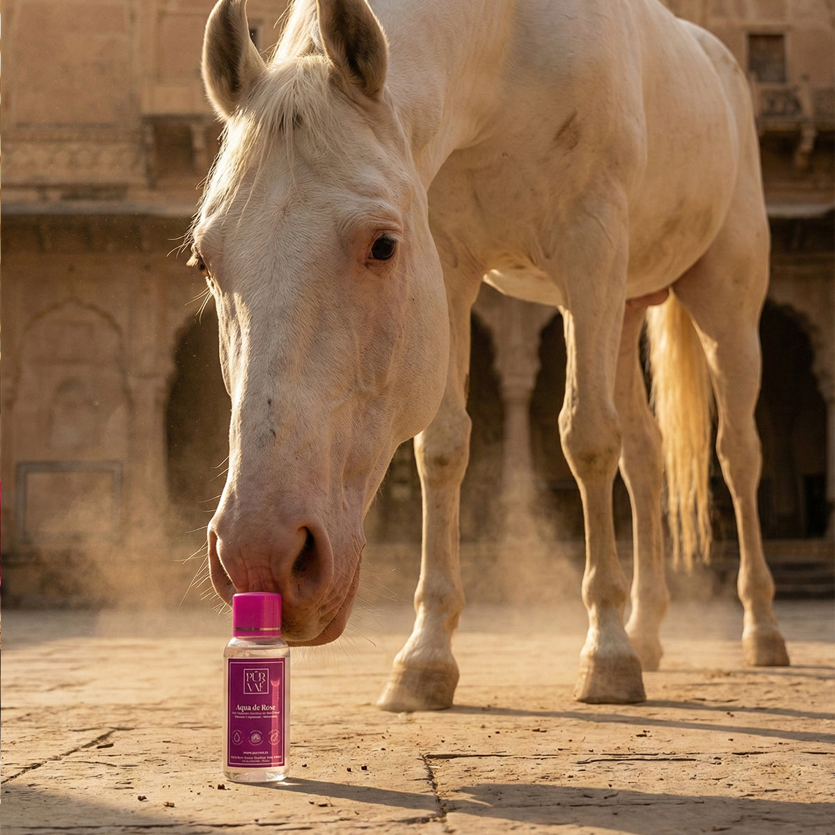 Purvae Aqua de Rose | Pure Steam-Distilled Rose Water