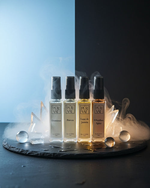 Purvae Aura Absolue – Perfume Set of 4 (Collector’s Signature) | Fresh · Strong · Refined