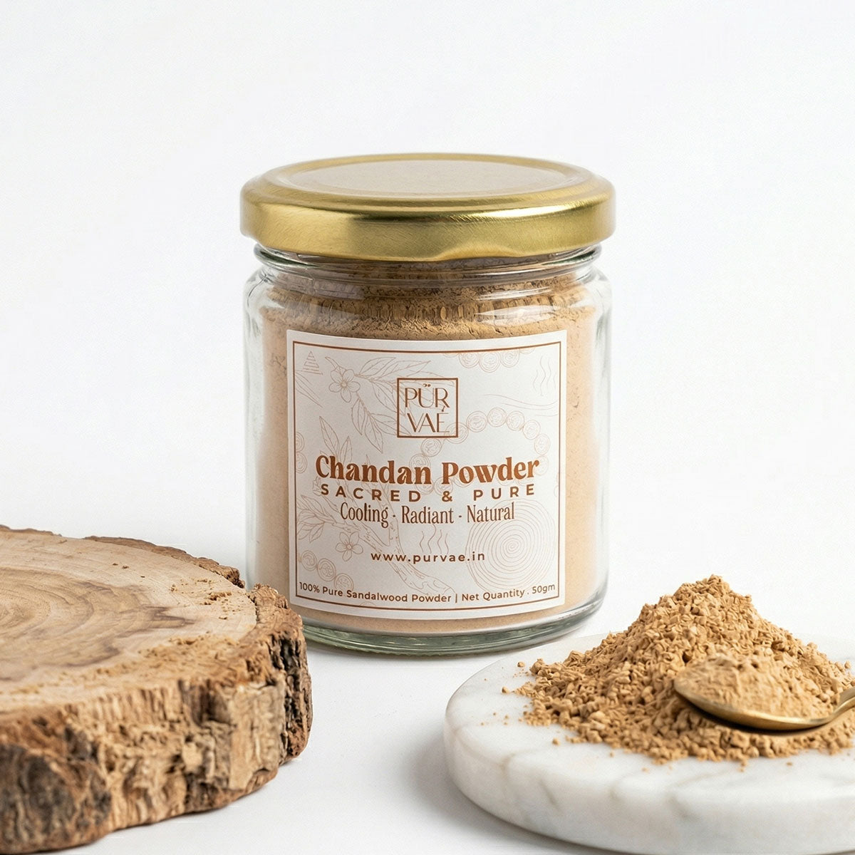 Purvae Pure Chandan Powder | Flawless Radiance