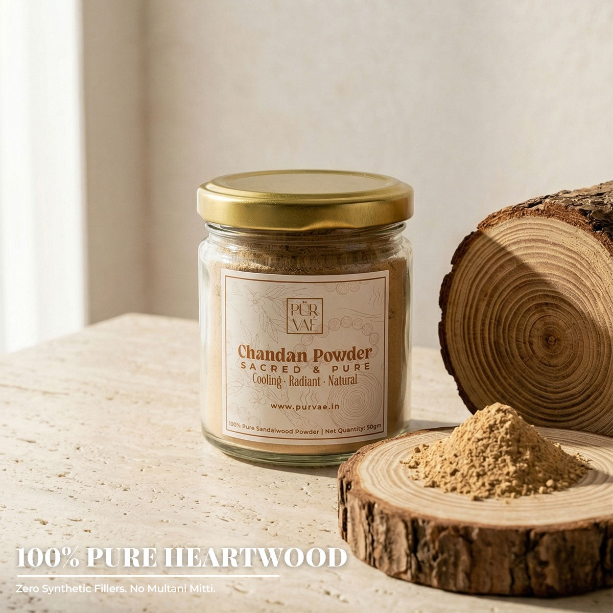 Purvae Pure Chandan Powder | Flawless Radiance