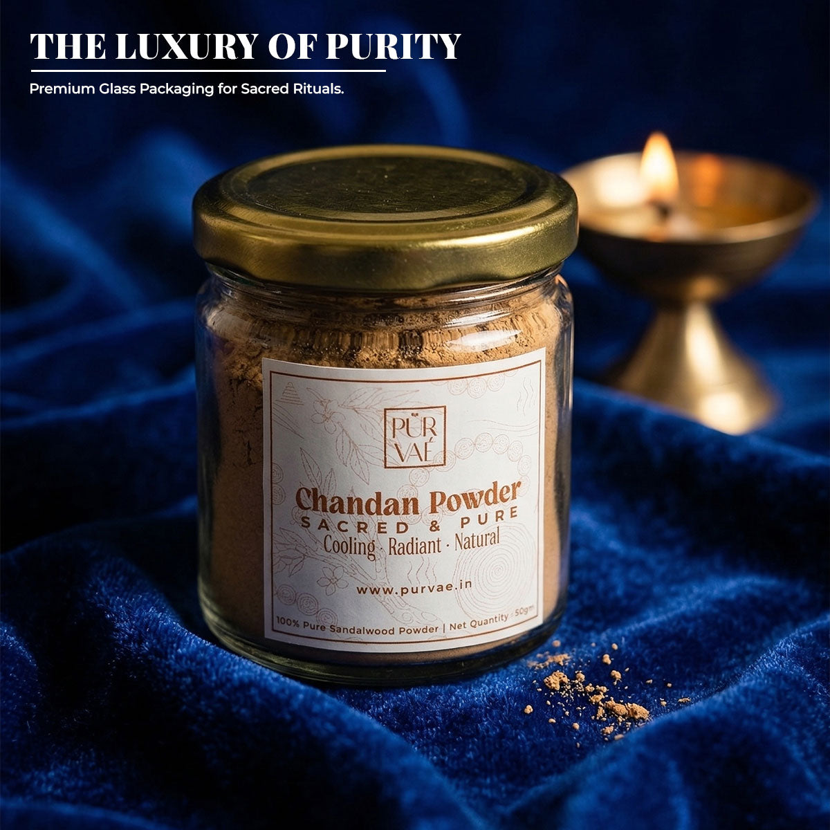 Purvae Pure Chandan Powder | Flawless Radiance