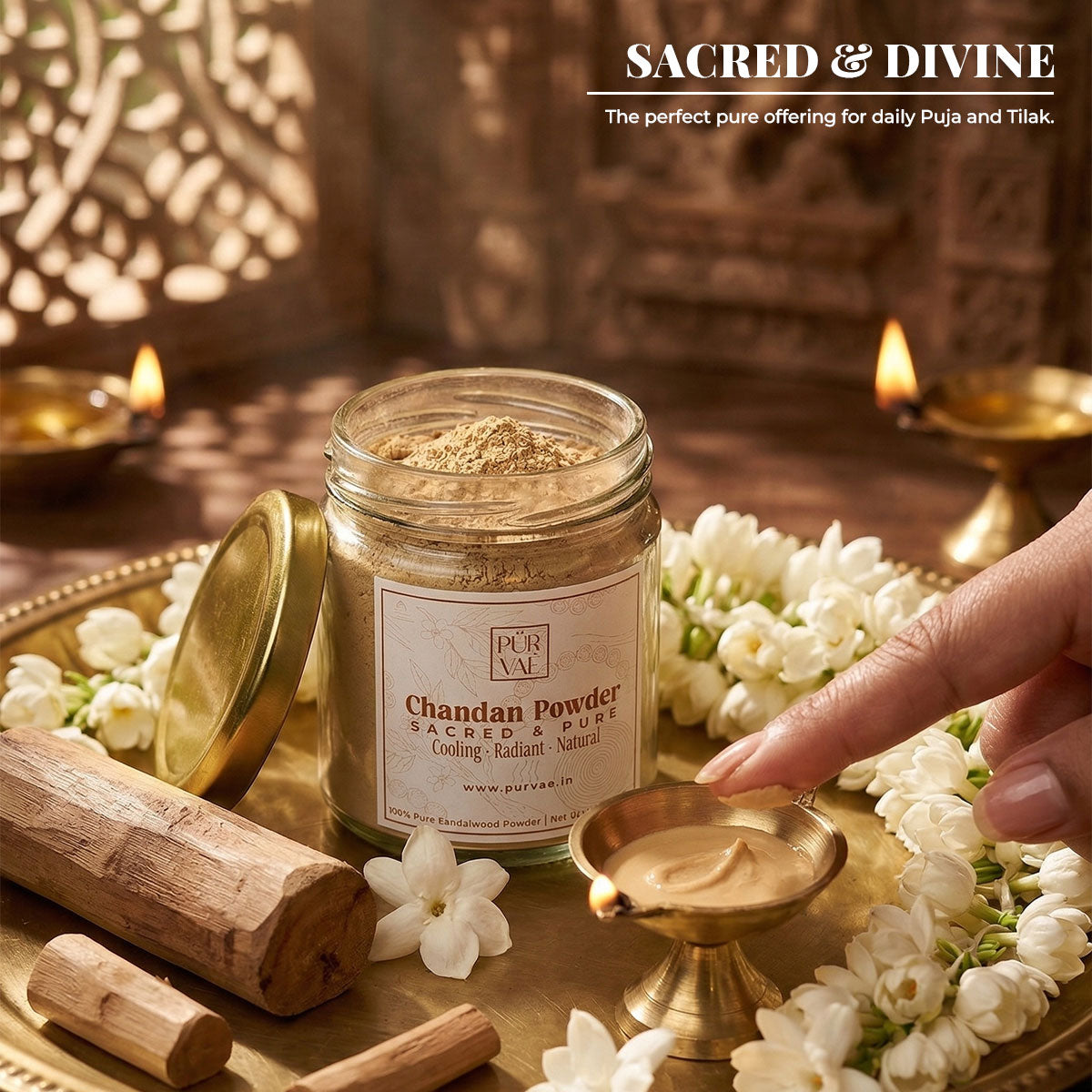 Purvae Pure Chandan Powder | Flawless Radiance