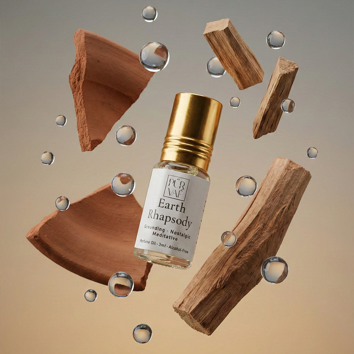 Earth Rhapsody – Petrichor Mitti Parfum Oil Roll-On