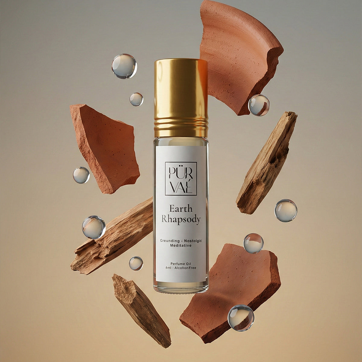 Earth Rhapsody – Petrichor Mitti Parfum Oil Roll-On