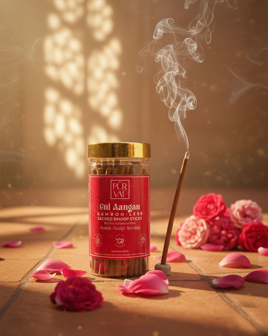 Gul Aangan Rose Dhoop Sticks | Bambooless, 150 g