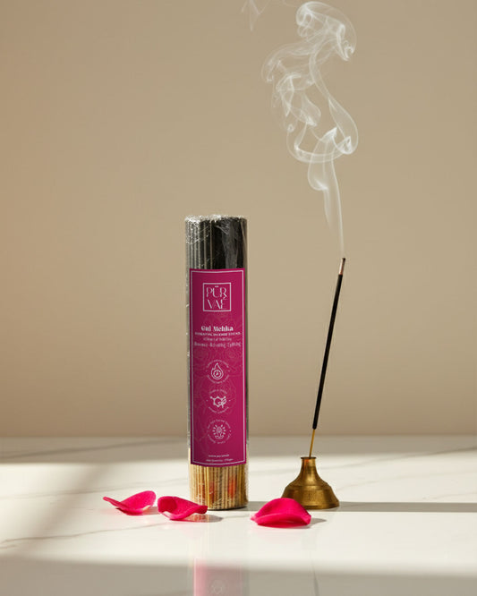 Gul Mehka | Essential Incense Sticks (Wild Indian Rose, Romantic & Uplifting)
