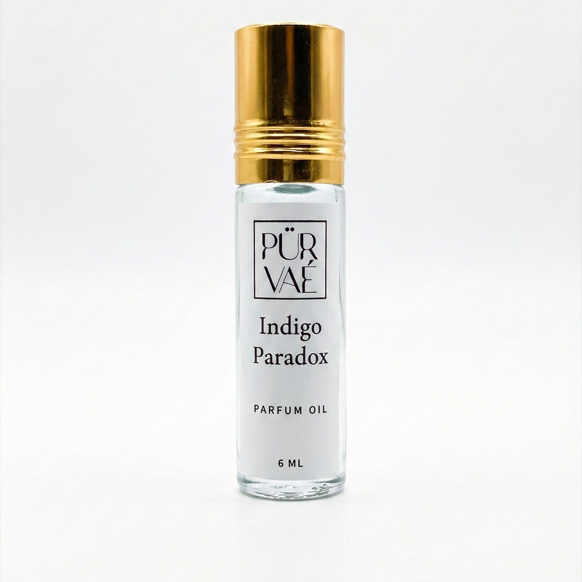 Indigo Paradox – Saffron & Violet Parfum Oil Roll-On