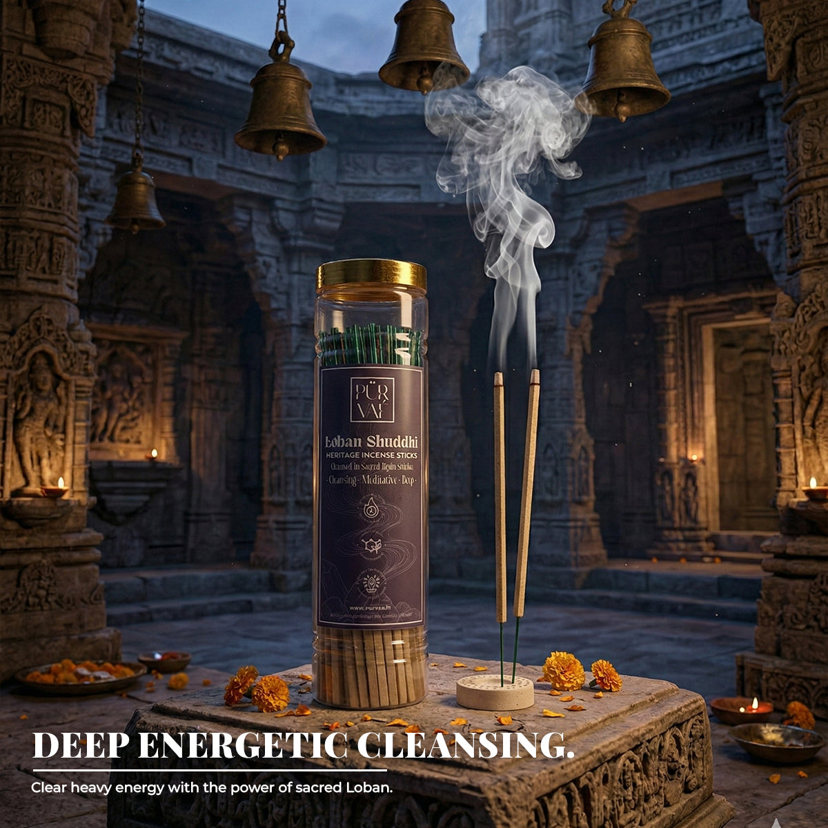 Purvae Loban Shuddhi | Heritage Incense Sticks (Sacred Resin, Long-Lasting)