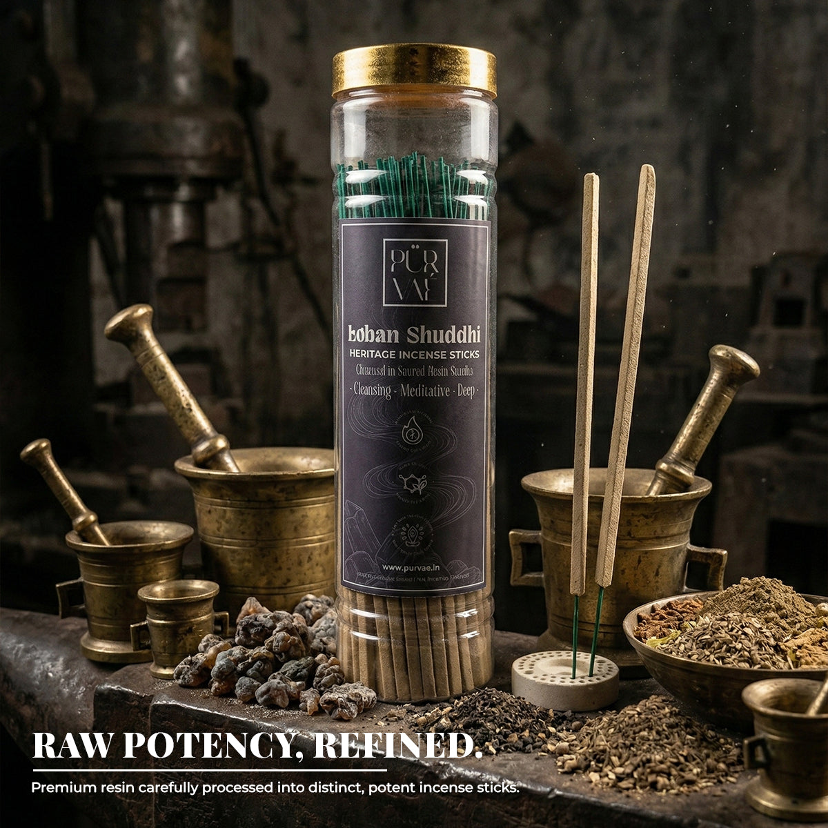 Purvae Loban Shuddhi | Heritage Incense Sticks (Sacred Resin, Long-Lasting)