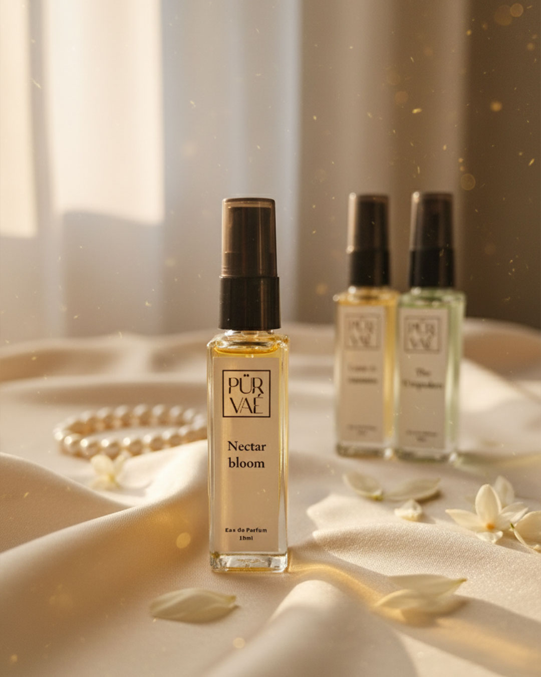 Purvae Luminous Reverie – Perfume Set of 5 (For Her) | Long-Lasting Floral & Sweet Collection