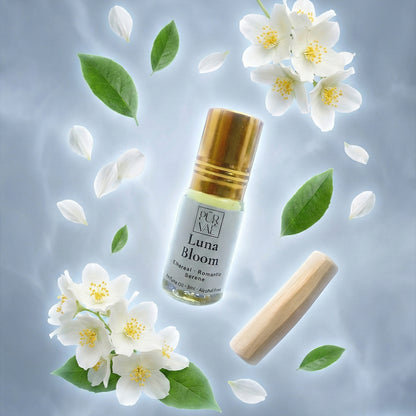 Luna Bloom – Mogra & Sandalwood Parfum Oil Roll-On