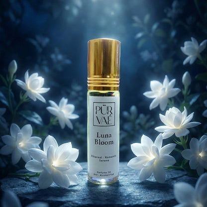Luna Bloom – Mogra & Sandalwood Parfum Oil Roll-On