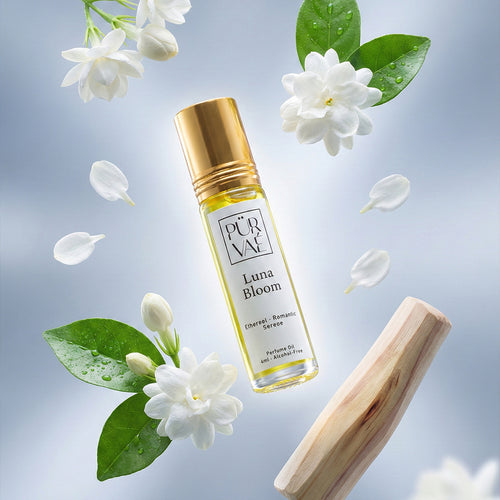 Luna Bloom – Mogra & Sandalwood Parfum Oil Roll-On