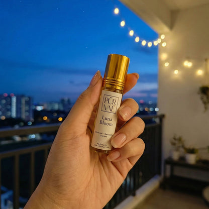 Luna Bloom – Mogra & Sandalwood Parfum Oil Roll-On