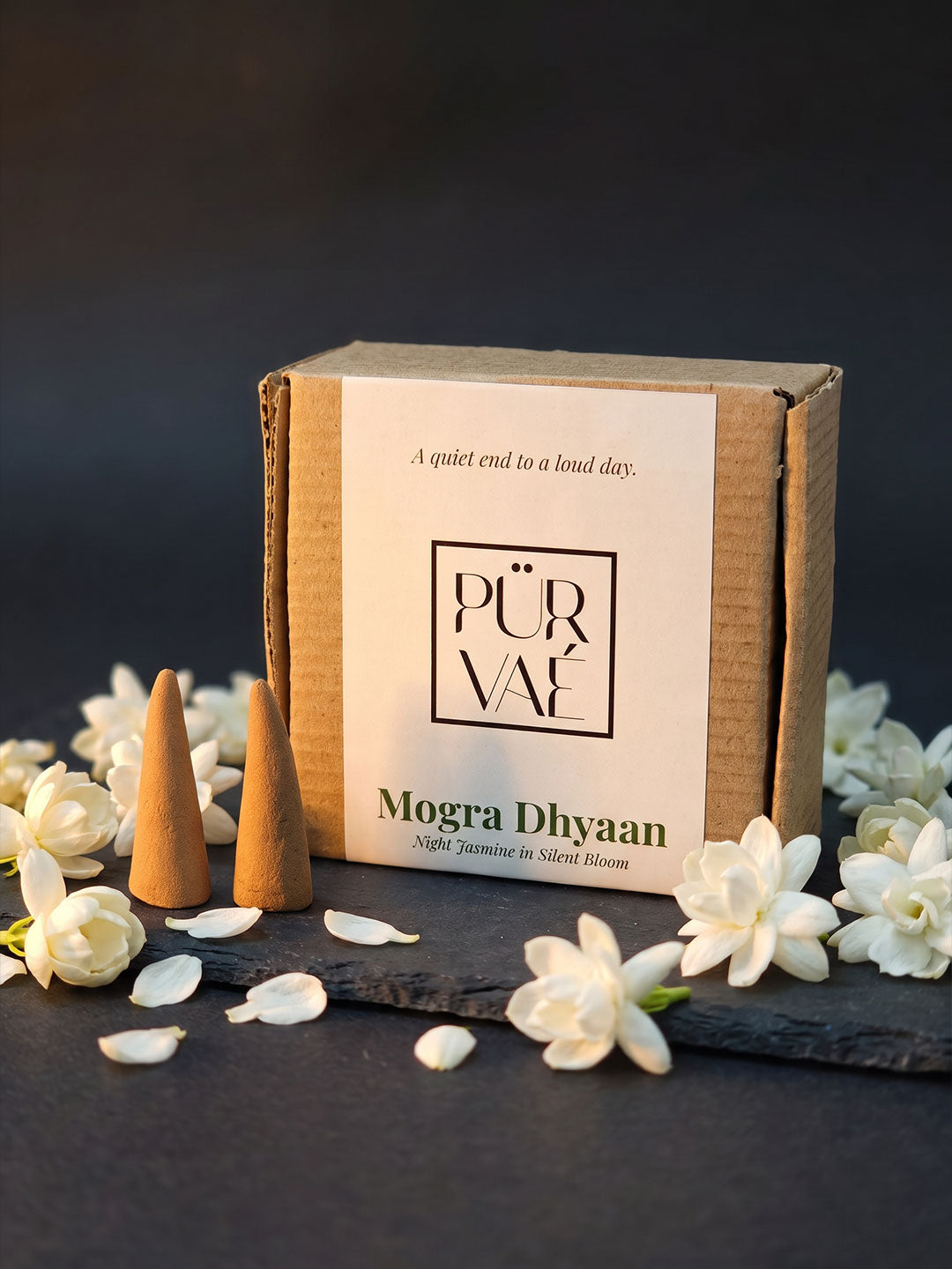 Mogra Dhyaan — Night Jasmine Dhoop Cones