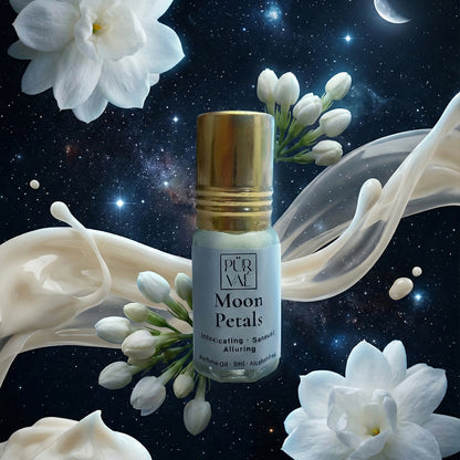 Moon Petals – Rich Jasmine & Sandalwood Parfum Oil