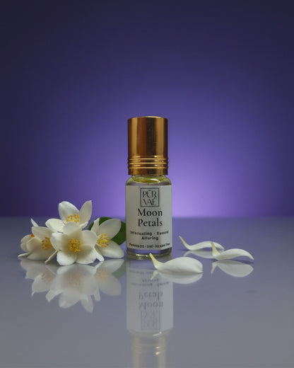 Moon Petals – Rich Jasmine & Sandalwood Parfum Oil