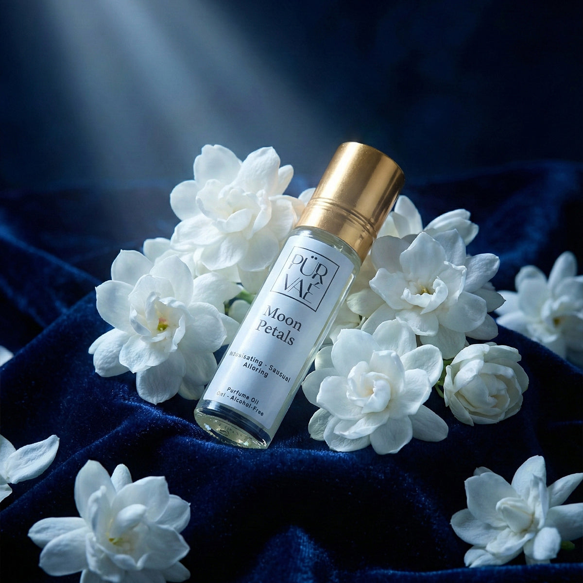 Moon Petals – Rich Jasmine & Sandalwood Parfum Oil