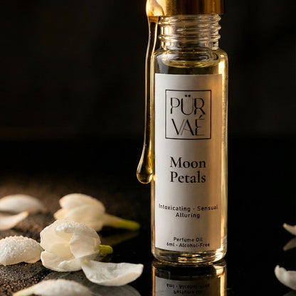 Moon Petals – Rich Jasmine & Sandalwood Parfum Oil