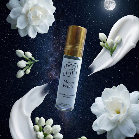Moon Petals – Rich Jasmine & Sandalwood Parfum Oil