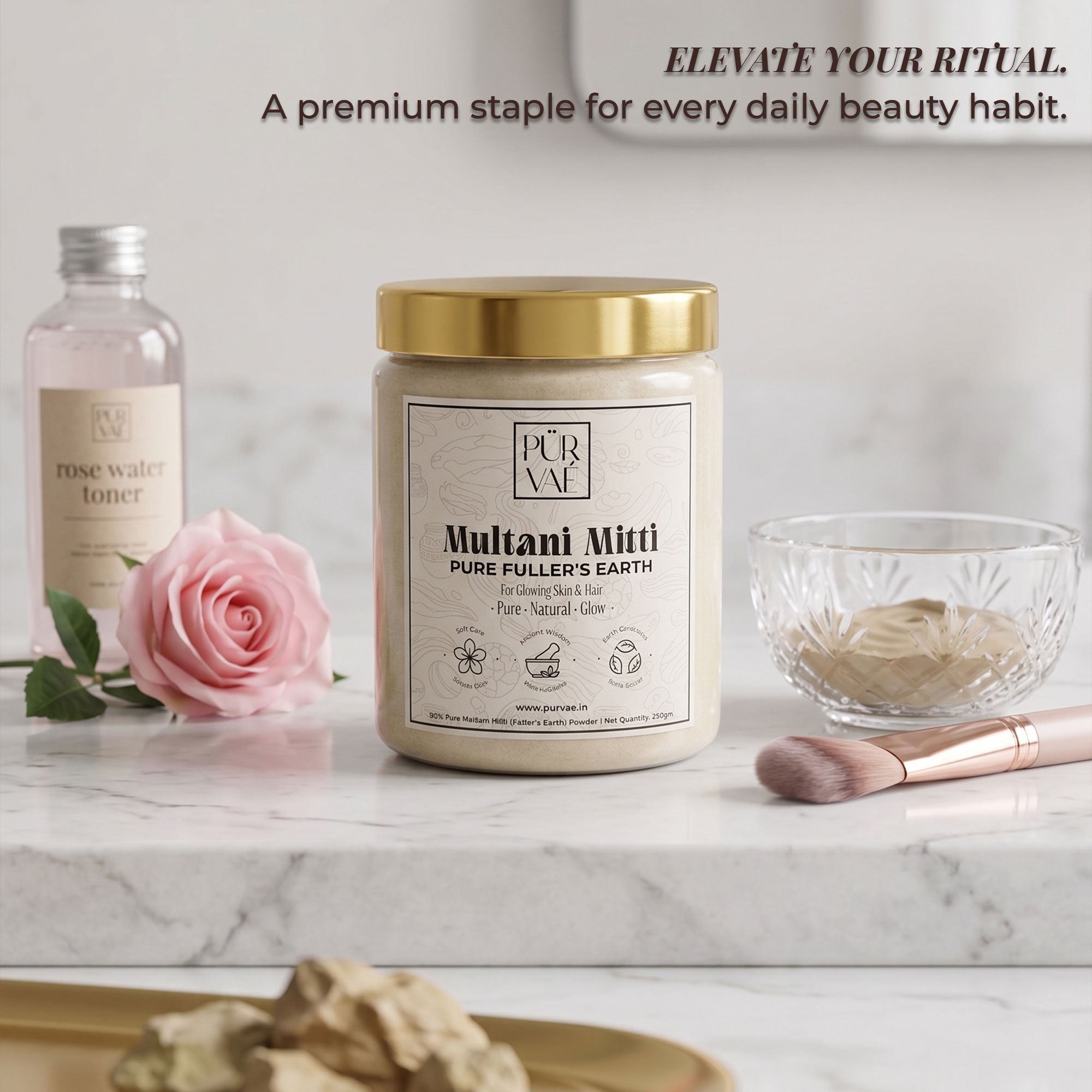 Purvae Multani Mitti | Pure Fuller's Earth Powder