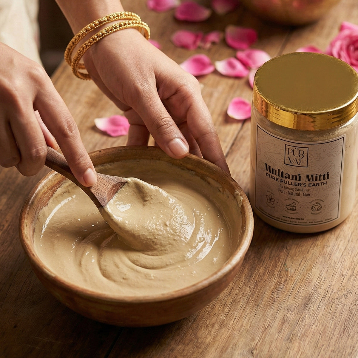 Purvae Multani Mitti | Pure Fuller's Earth Powder