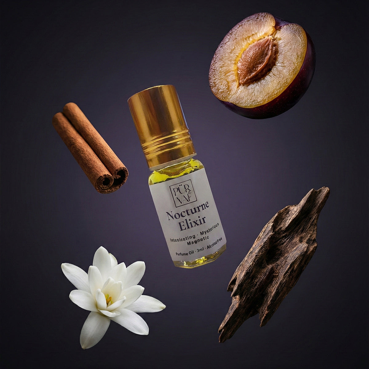 Purvae Nocturne Elixir | Pure Parfum Oil