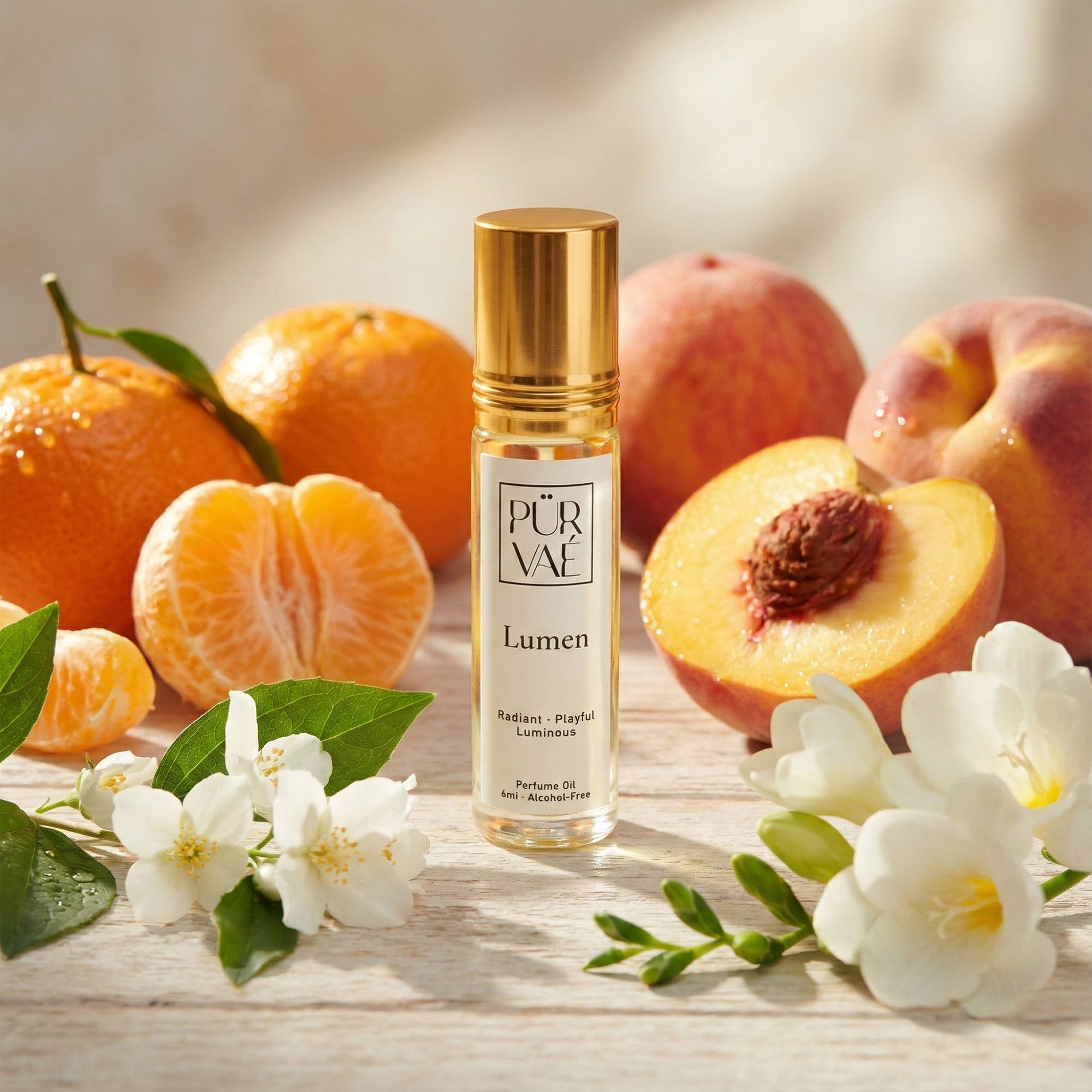 Purvae Lumen | Roll-On Pure Perfume Oil (Unisex, 48 hrs Long-Lasting)