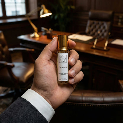 Resolute – Oud, Leather & Tobacco Parfum Oil Roll-On