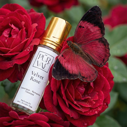 Velvet Rose parfum oil (set holds the 3 ml)