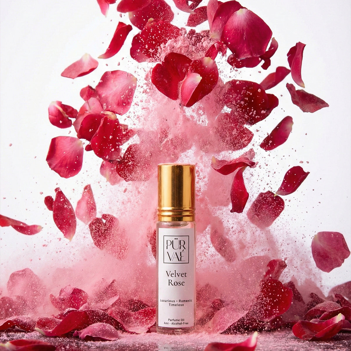 Velvet Rose – Damask Rose & Sandalwood Parfum Oil Roll-On
