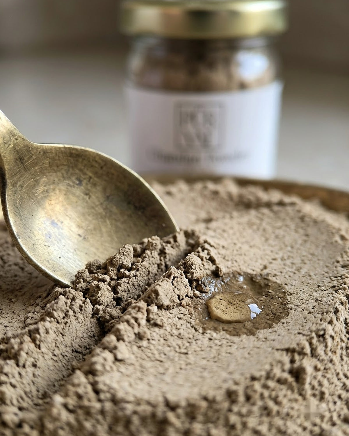 Chandan Powder 25 g texture close-up