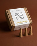 Chandan Vritti Dhoop Cones | Box of 40, Charcoal-Free
