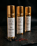Night Trio | 3 Parfum Oils (3 × 6 ml): Obsidian Spice, Resolute & The Unspoken